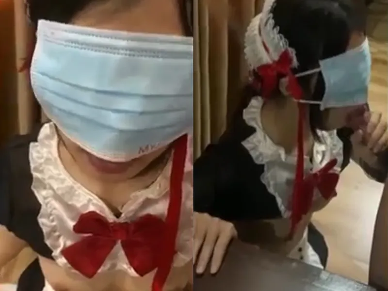 Em ghệ việt dâm cosplay nô lệ mút bú con cậu bé điêu luyện